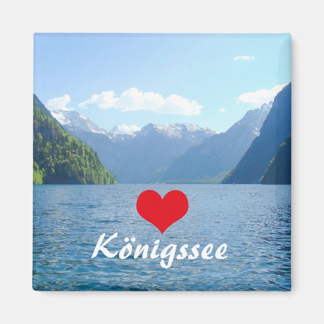 Aimant Königssee Bavière en Allemagne Souvenir (Devant)