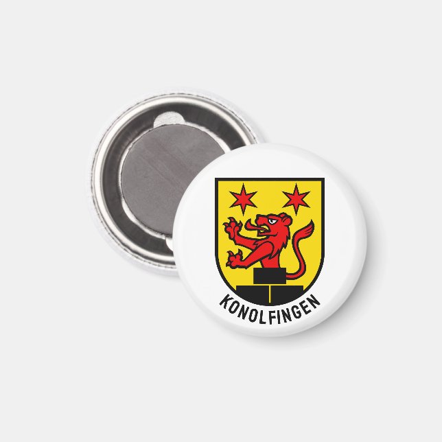 Aimant Konolfingen coat of arms, Switzerland (Recto/Verso)