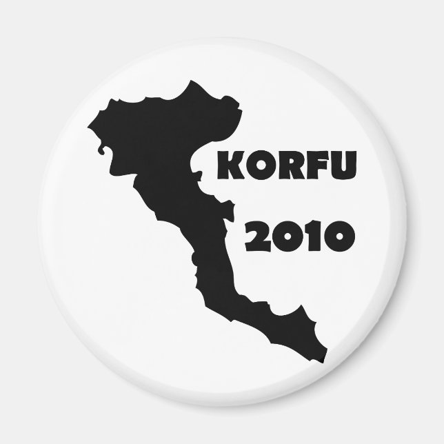 Aimant korfu 2010 (Devant)