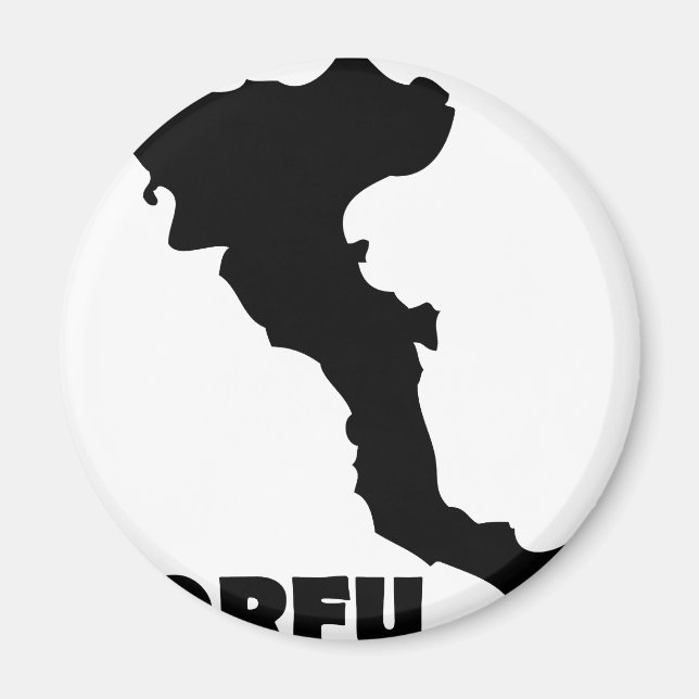 Aimant korfu corfu île grecque (Devant)