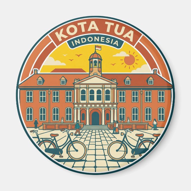 Aimant Kota Tua Indonésie (Devant)