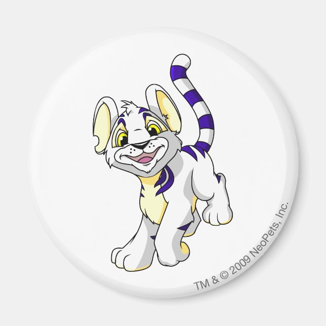 Aimant Kougra White (Devant)