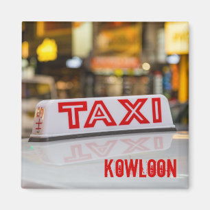 Aimant Kowloon Taxi en zone urbaine de Hong Kong