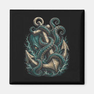 Aimant Kraken ancre monstre marin tentacules