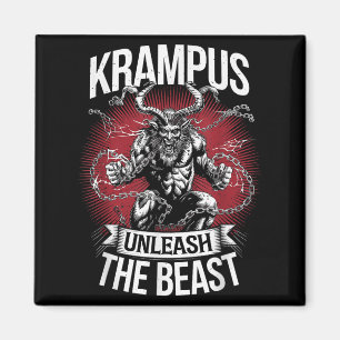 Aimant Krampusnacht Monstre de Noël Krampus Amant Festi