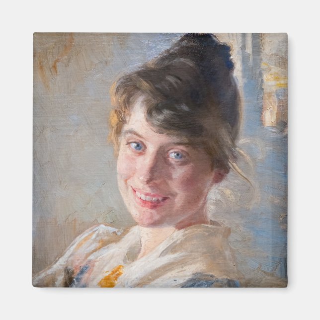 Aimant Kroyer - Portrait de la femme de l’artiste Marie (Devant)