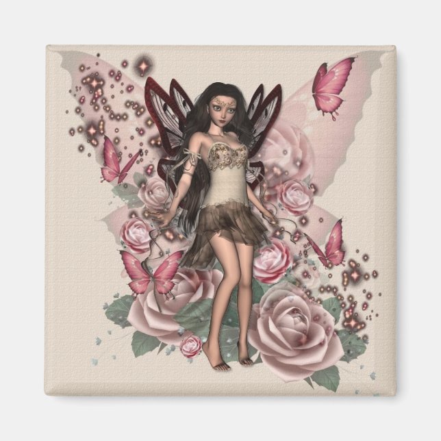 Aimant KRW Antique Rose Faery (Devant)