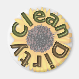 Aimant KRW Clean and Dirty 3 pouces Sunflower Cuisine Mag