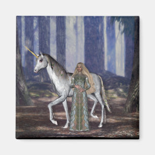 Aimant KRW la Vierge et la licorne