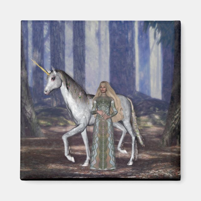 Aimant KRW La Vierge et l'Unicorne (Devant)