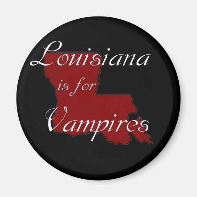 Aimant KRW Louisiana est pour Vampires (Devant)