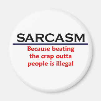 Aimant KRW Sarcasm Drôle plaisanterie