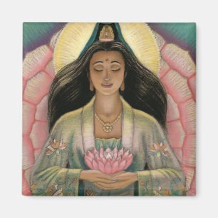 Aimant Kuan Yin déesse de la compassion