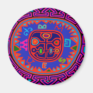 Aimant Kuna Indian Mola Compass