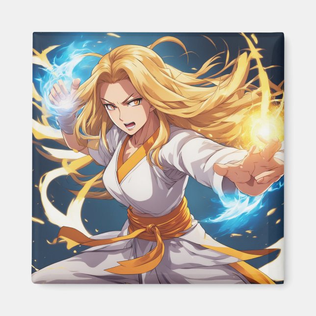 Aimant Kung Fu Fu Fighter 15 (Devant)