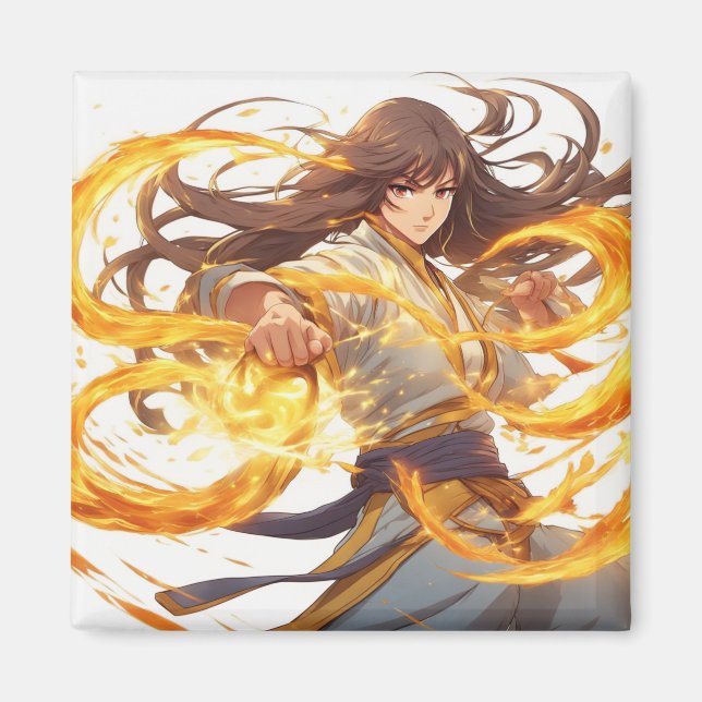 Aimant Kung Fu Fu Fighter 16 (Devant)