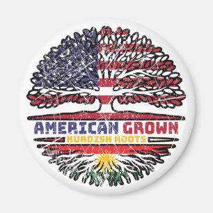 Aimant Kurdistan Kurdish US American États-Unis Tr