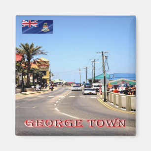 Aimant KY - Îles Caïmans - rue principale de George Town