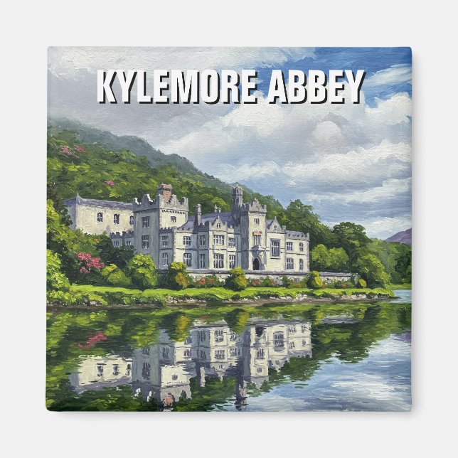 Aimant Kylemore Abbey Irlande Voyage (Devant)