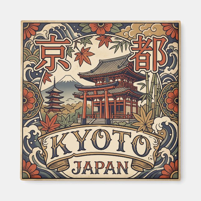 Aimant Kyoto Japon (Devant)