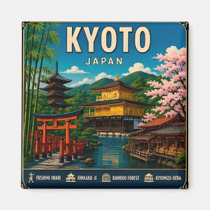 Aimant 🧲 Kyoto Japon Voyage Souvenir Pour Chaque Voyage