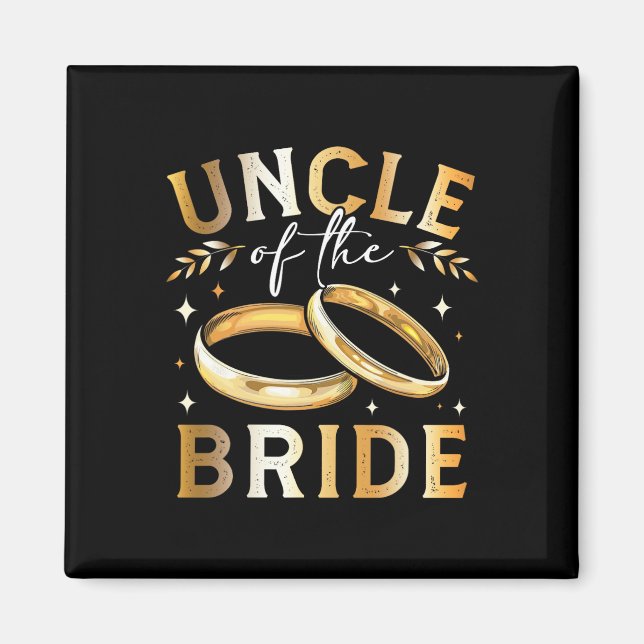 Aimant L’oncle Mariage et l’engag de l’oncle de la mariée (Devant)