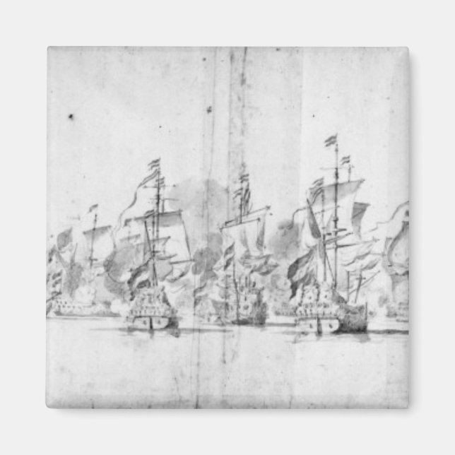 Aimant La bataille de Solebay, le 28 mai 1672 (Devant)