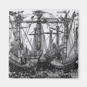 Aimant La bataille de Zonchio en 1499