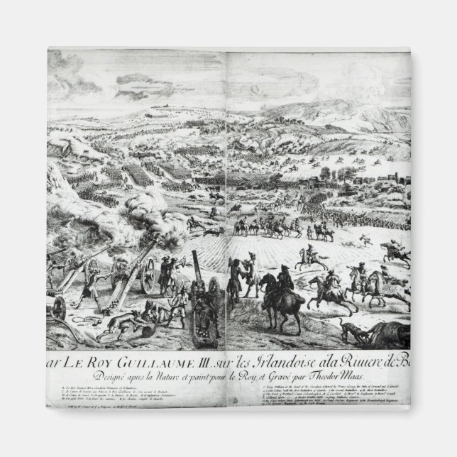 Aimant La bataille du Boyne, vers 1690 (Devant)