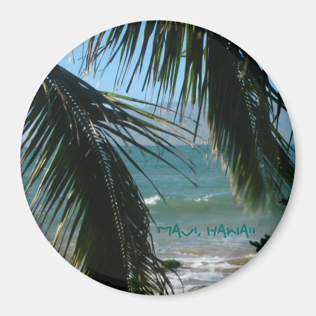 Aimant La beauté tropicale de Maui (Devant)