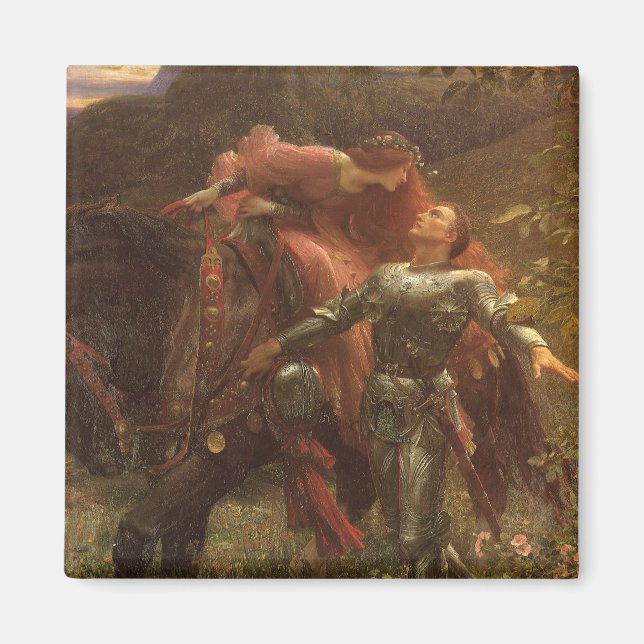 Aimant La Belle Dame sans Merci par Sir Frank Dicksee (Devant)