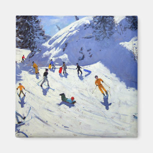 Aimant La belle Plagne 2004 de caniveau