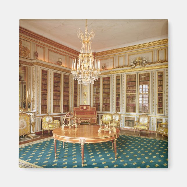 Aimant La bibliothèque de Louis XVI décorée en 1781 (Devant)