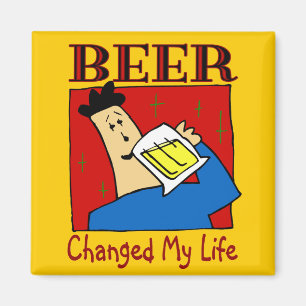Aimant La bière a changé ma vie