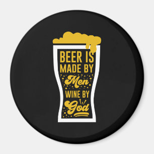 Aimant La Bière Est Faite Par Les Hommes