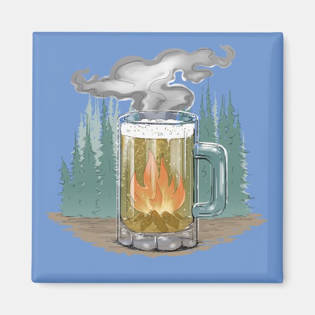 Aimant La bière Smokey (Devant)