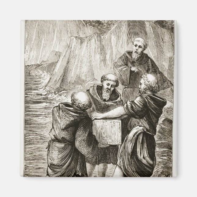 Aimant La boîte de St Brigit, de "The Trias Thaumaturga,  (Devant)