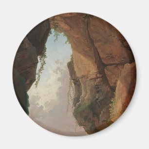 Aimant La bouche d'une grotte (1784) Hubert Robert