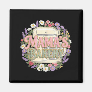 Aimant La boulangerie de maman, chef pâtissier de dessert