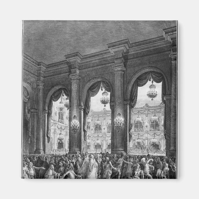 Aimant La boule masquée, le 23 janvier 1782 (Devant)