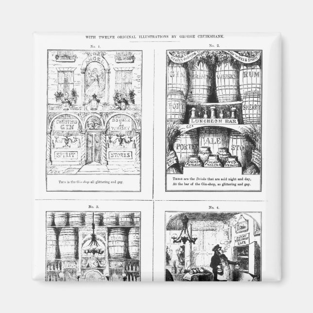 Aimant La Boutique Gin (Devant)