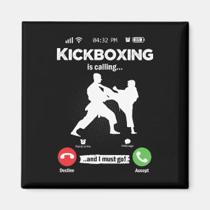 Aimant La boxe thaïlandaise appelle les hommes d'arts mar