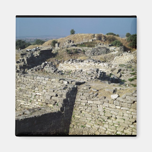 Aimant La butte d'Hissarlik, site de (Devant)