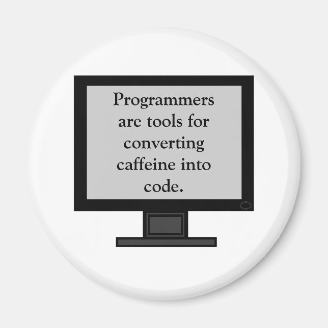 Aimant La caféine dans l'aimant du code (Devant)