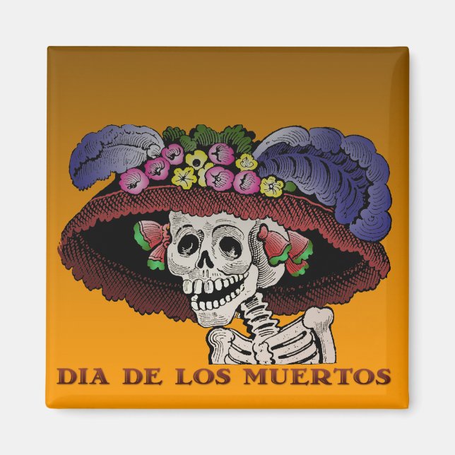 Aimant La Calavera Catrina [aimant] (Devant)