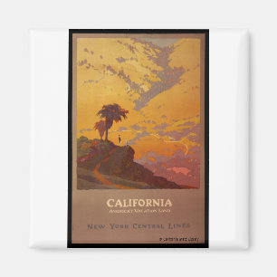 Aimant La Californie. Terre des vacances de l'Amérique