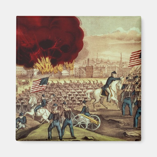 Aimant La capture d'Atlanta par l'armée de l'Union (Devant)