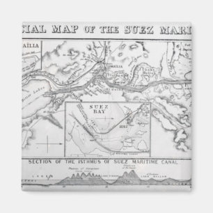 Aimant La carte officielle de Wyld du canal maritime de