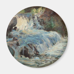 Aimant La Cascade de Twachtman, Impressionnisme Vintage
