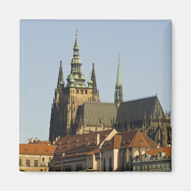Aimant La cathédrale Saint-Guy et le château de Prague, l (Devant)